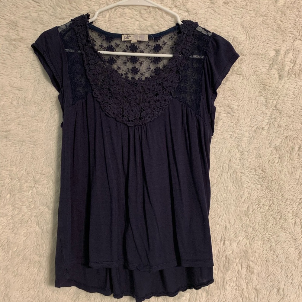 dark blue t-shirt